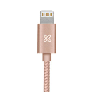 Cable con conector Lightning a USB Klip Xtreme KAC-010RG, 1 m, Rose Gold