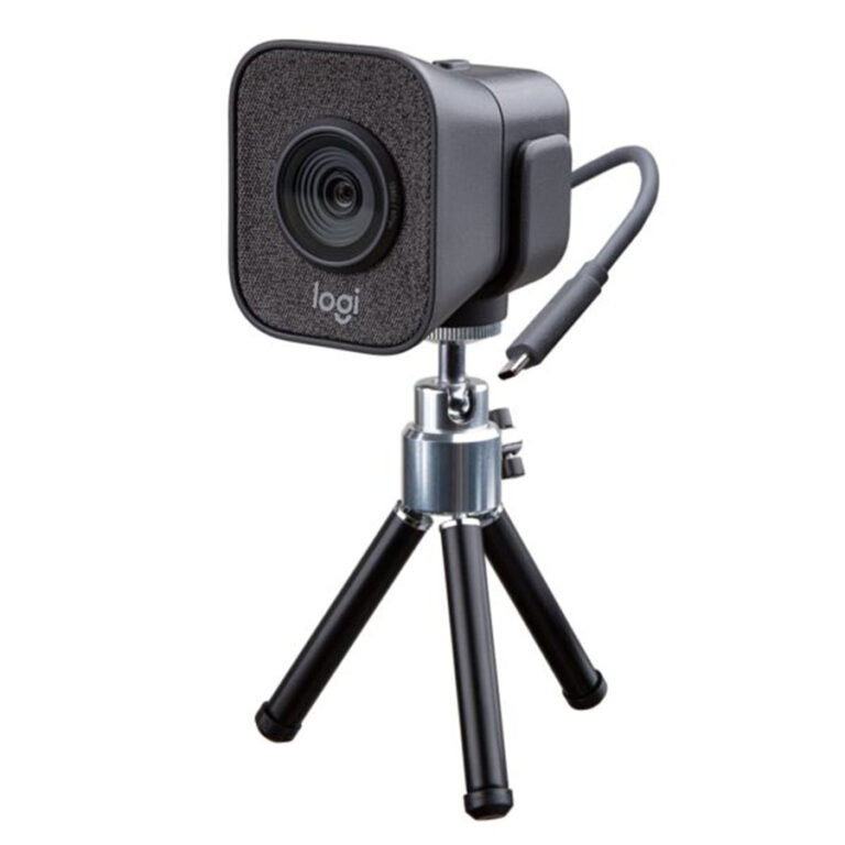Cámara Web Logitech Streamcam Plus, Full HD, Black (960-001280