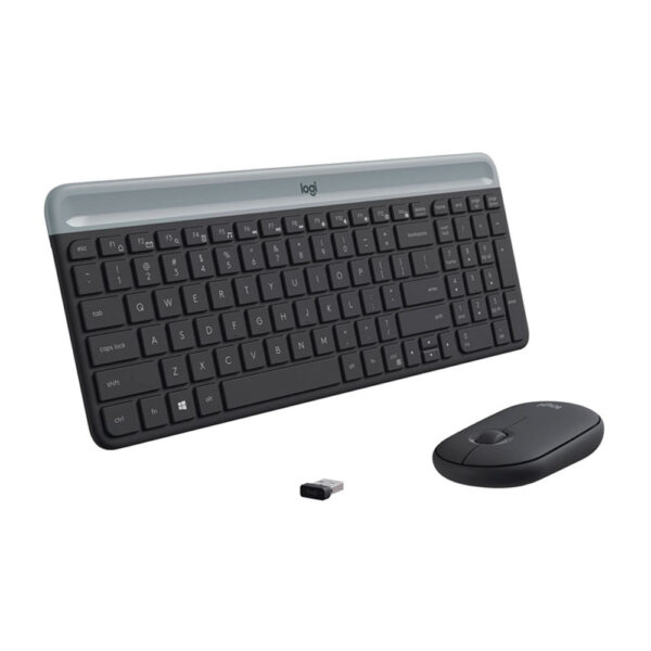 Teclado Logitech + Mouse MK470 Wireless Slim Usb Negro (920-009266
