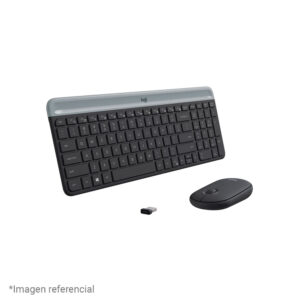 Teclado Logitech + Mouse MK470 Wireless Slim Usb Negro (920-009266)