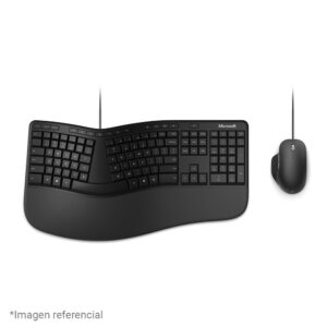 Kit teclado y Mouse Microsoft Desktop Ergonomic (RJU-00003)