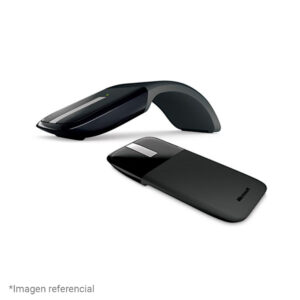Mouse Microsoft Arc Touch, Inalámbrico, Bluetrack, Receptor USB, Negro (RVF-00052)