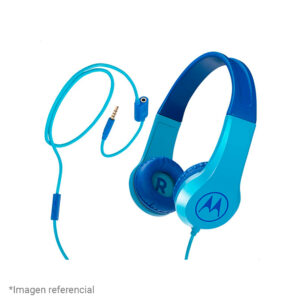 Audífono Motorola Squads 200 para niños, Azul (SQUADS-200-BL)