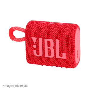 Parlante JBL Go 3 Bluetooth, IP67, 5hs, Rojo (JBLGO3REDAM)
