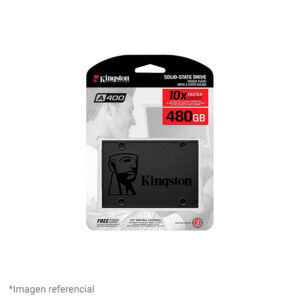Disco Duro Sólido Kingston A400, 480GB, Sata 6GB/S, 2.5″, 7mm.