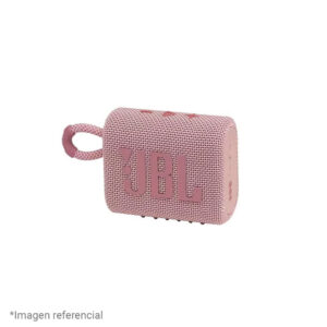 Parlante JBL Go 3 Bluetooth, IP67, 5hs, Pink (JBLGO3PINKAM)